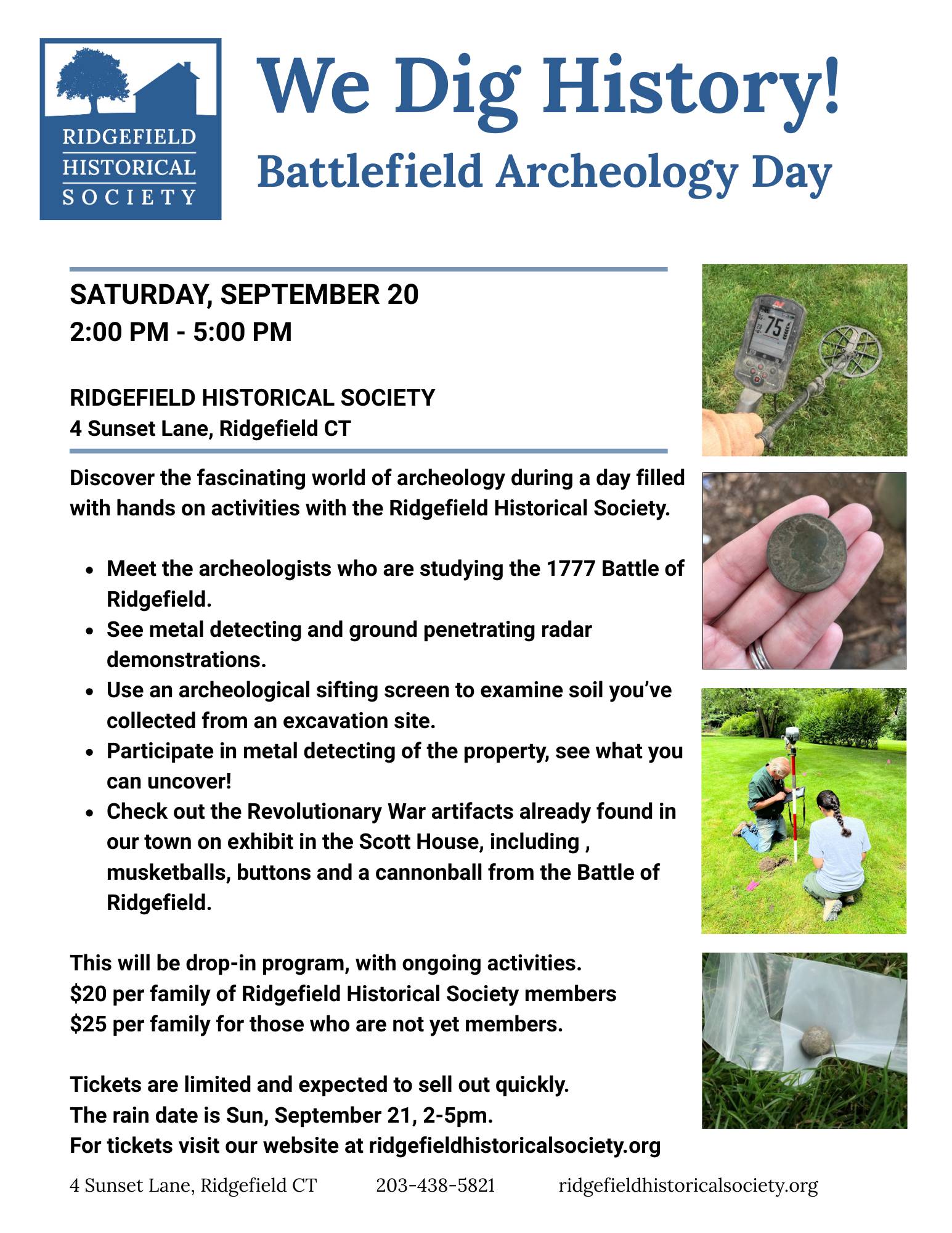 We Dig History! Battlefield Archaeology Day - Copy